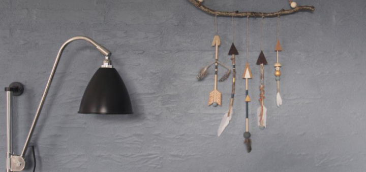 uro med pile, pile uro, Diys til børneværelset, børneværelset DIY, Uro med pile, pile uro