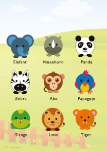 Zoo-dyr-gratis-børneplakat