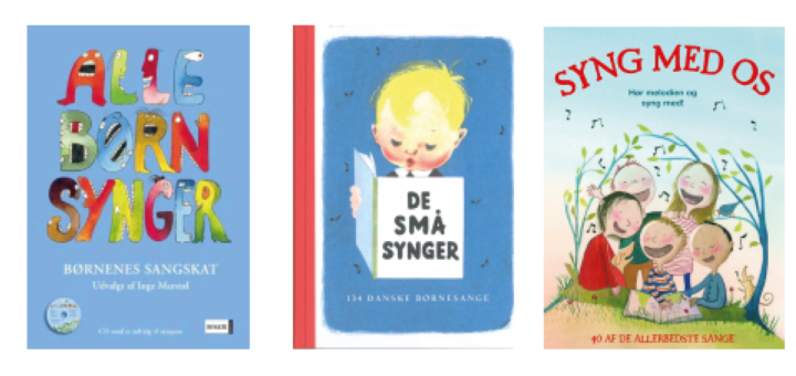 sangbøger til børn, sangbog til børn, klassiske sangbøger, de små synger, bøger med sange til børn, bog og ide sangbog, sangbog bog og ide, kendte børnesange, kendte børnesangbøger