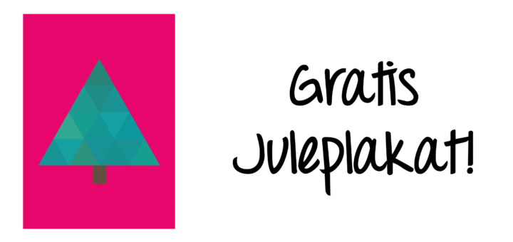 gratis juleplakat, gratis plakat til børneværelset, gratis plakat til pigeværelset