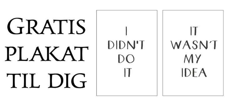 gratis plakat, plakat gratis, print selv plakat, gratis posters, indretning til børneværelset, download plakat,