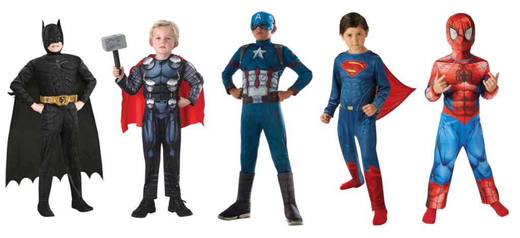 superhelte kostumer til drenge, superhelte kostumer, spiderman kostumer, fastelavns kostumer til drenge, fastelavn, kostumer til fastelavn, fastelavns kostumer, hallowwen kostumer, kostumer til fastelavn, superman kostume, Thor kostume, batman kostume, captain america kostume, superhelte, superhelte kostume