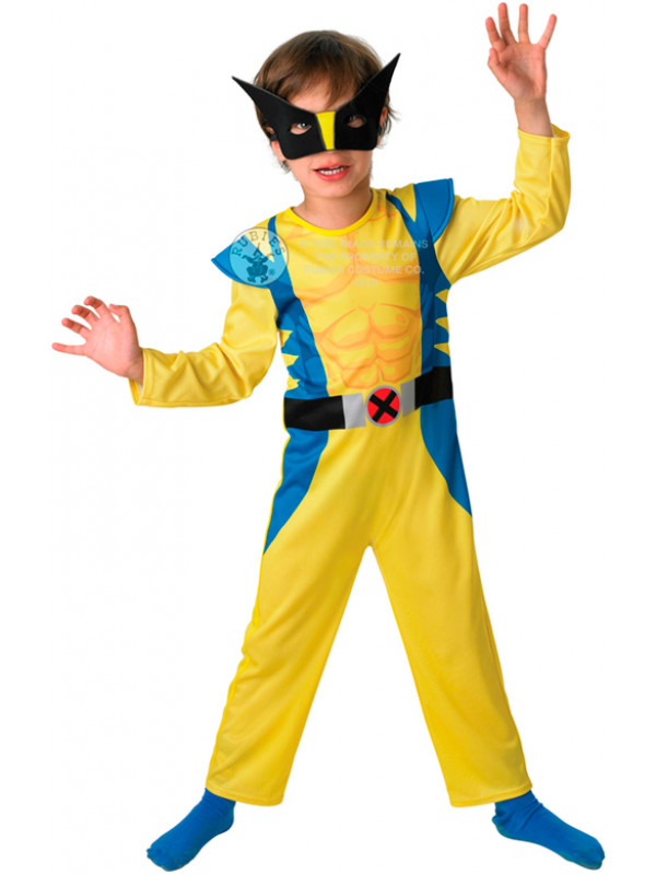 Wolverine kostume, drenge wolverine kostume, børne pilot kostume, populære halloween kostumer 2019, 2019 popullære halloween kostumer, populær udkædning til Halloween, superhelte udklædning til børn, superhelte kostume til børn