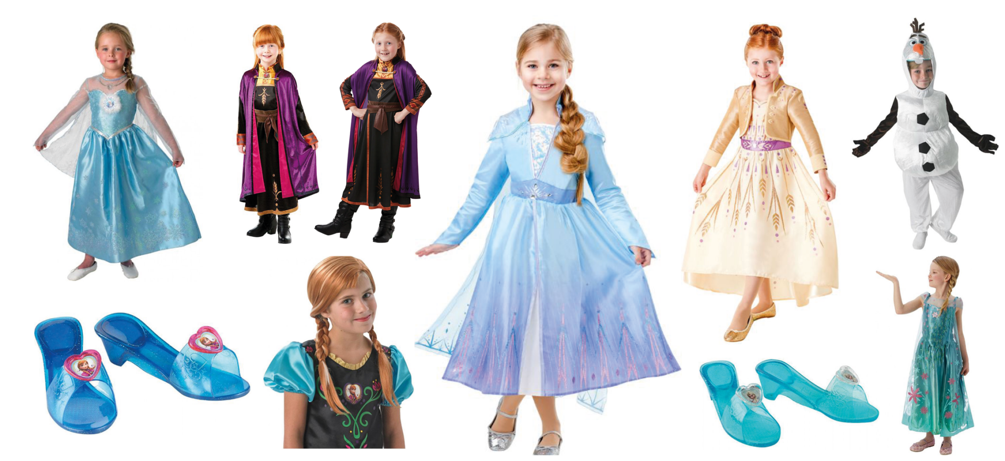 Frost 2 kostumer: parykker og - Børneværelset