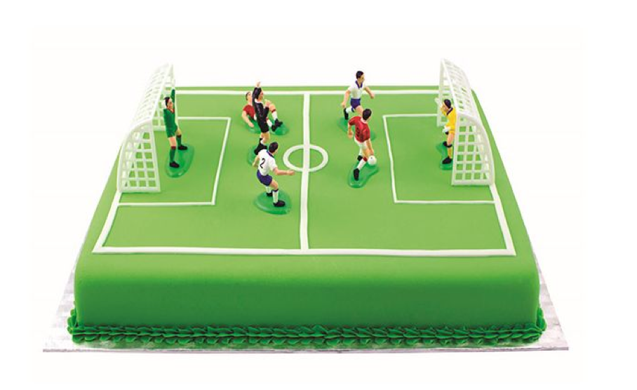 Fodbold kage, fodbold kage tilbehør, sådan laver du en fodhold kage, alt til fodbold fødselsdag, tilbehør til fodbold fødselsdag, fødselsdag fodbold, fødselsdag med fodbold tema