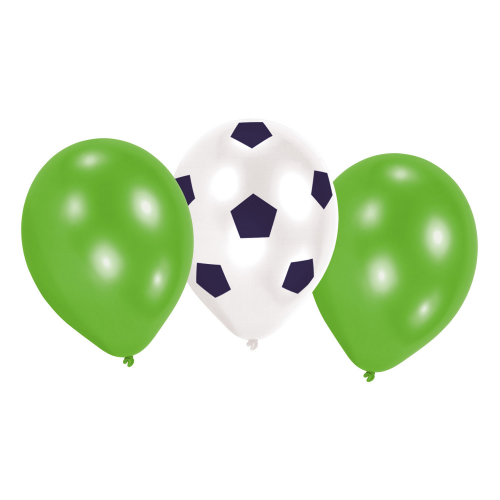 Fodbold balloner, balloner med fodboldte, fodbold fødselsdag,