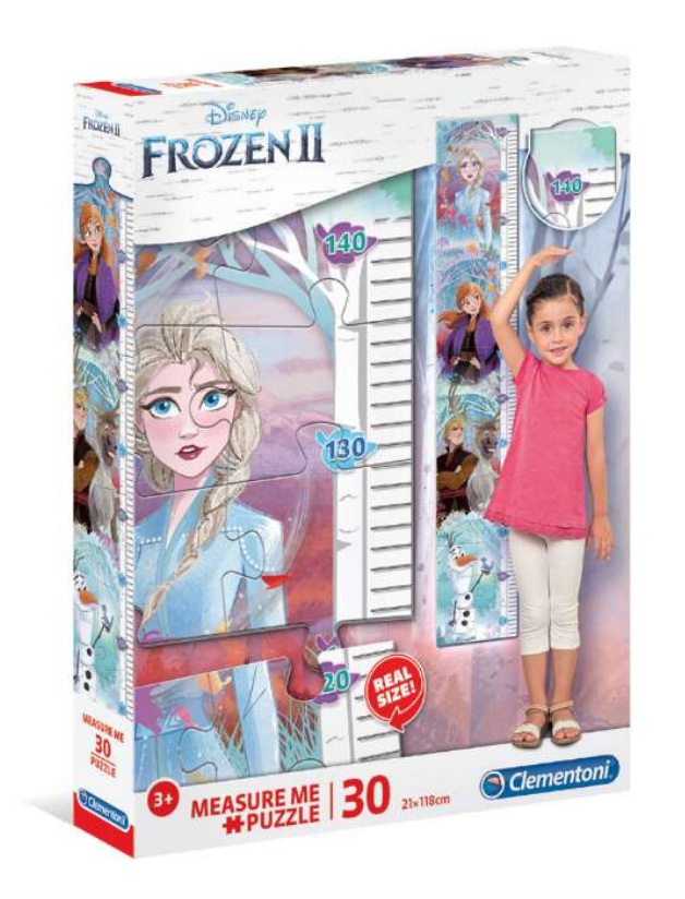  Frost Højdemåler Puslespil, Højdemåler til børn, Frost højdemåler, gaver med Frost, Gaver til 3-årige piger