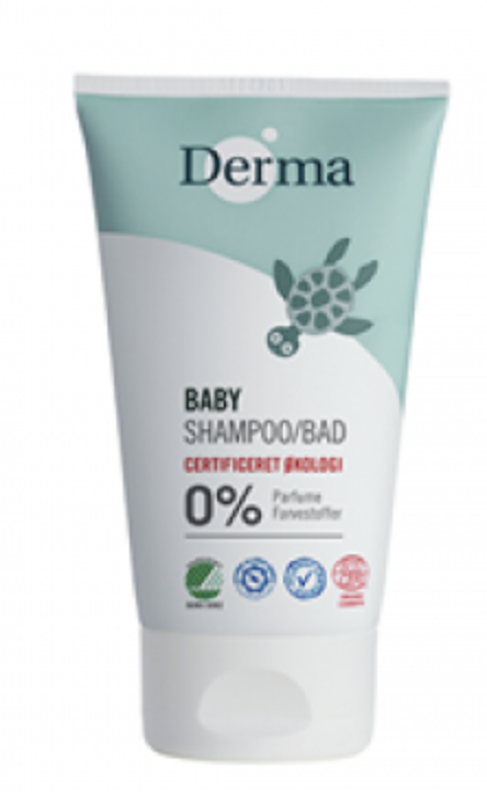 Derma shampoo til babyer, baby shampoo, økologisk shampoo til babyer, økologisk baby shampoo, Derma shampoo, kvalitets shampoo til babyer