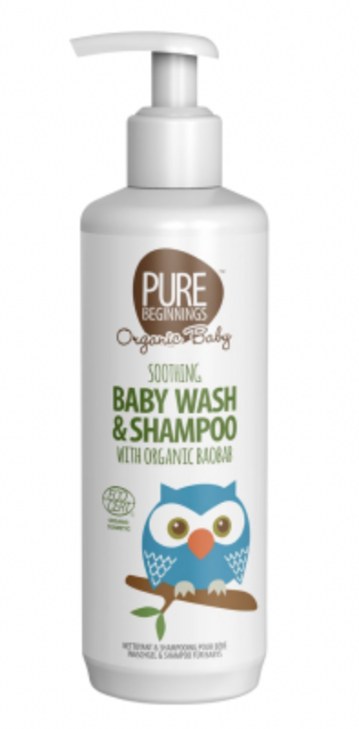 økologisk shampoo, shampoo økologisk, baby shampoo økologisk, Pure Beginnings Soothing Baby Wash & Shampoo, Pure Beginnings Soothing Baby økologisk Shampoo, miljøvenlig babyshampoo