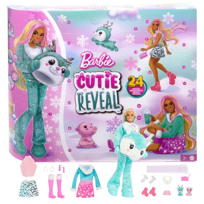 Barbie julekalender, julekalender med Barbie, Julekalender til piger 2023, Bedste julekalendere til piger 2023, Dukke julekalender, legetøjsjulekalender til piger, julekalender til børn, Adventskalender med barbie dukke, Barbie dukke julekalender