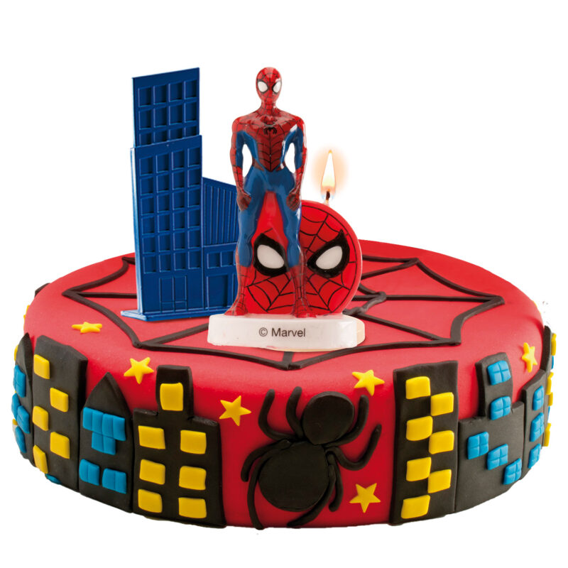 Nemme spiderman kager, kager med spiderman, spidermna kage med cupcakes, DIY spidermankager, lav spiderman kage til børnefødselsdagen, spiderman fødselsdag, kage til Spiderman fødselsdagen, fødselsdags tema