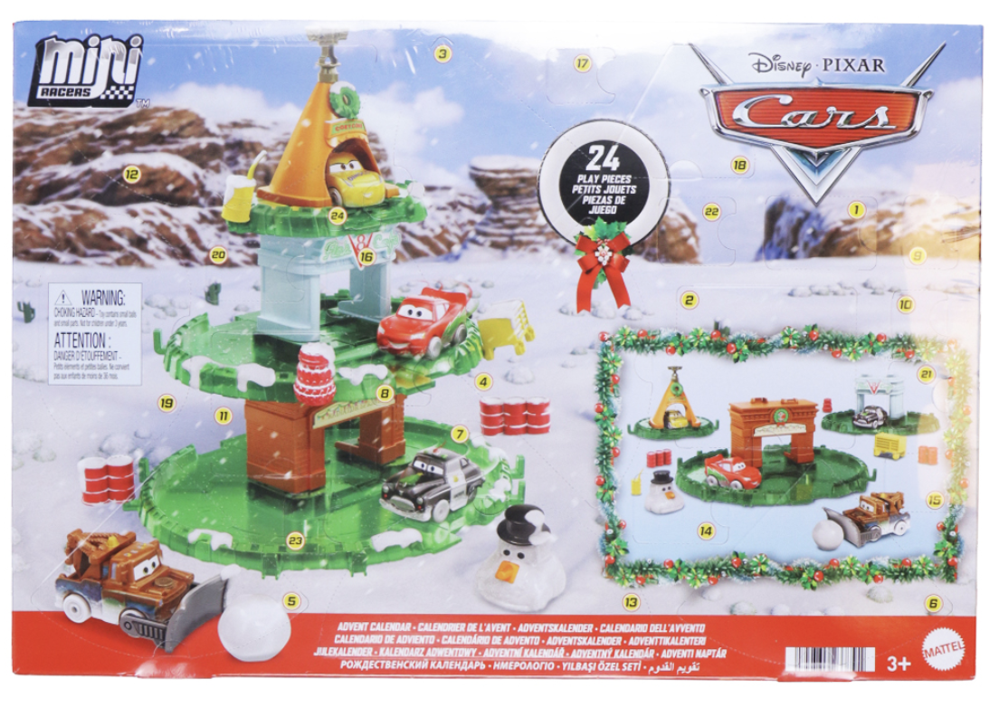 Disney Pixar Biler julekalender, Julekalender med Cars, Disney julekalender, Disney pixar julekalender, julekalender med biler, Anderledes julekalendere, julekalendere 2024, julekalender til drenge, børneværelset, legetøjs julekalendere, kreativ julekalender til børn, Anderledes julekalendere til drenge, 2024 julekalender, byg selv julekalender,