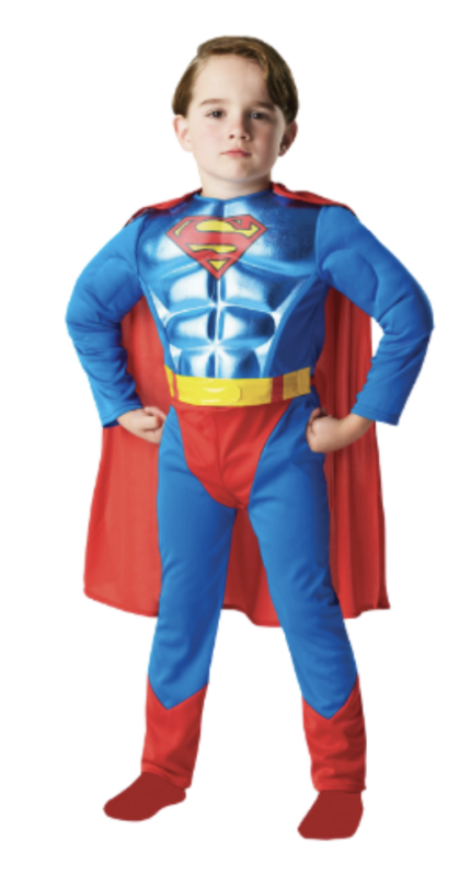 superhelte kostume til drenge, superman, superman kostume til drenge, superhelte kostume til børn, superhelte udklædning, udklædning med superman, superman udklædning, Fastelavns udklædning drenge,